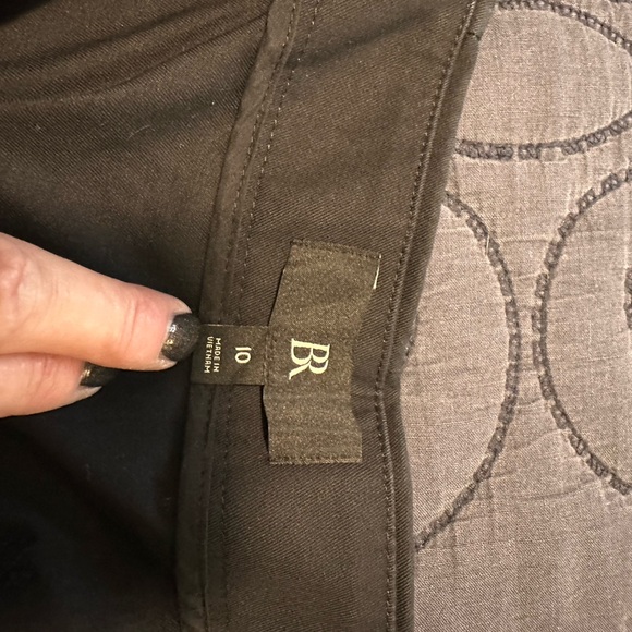 Banana Republic Wide Leg Black Cropped Pants - Picture 8 of 14